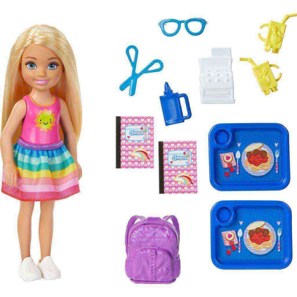 Barbie Chelsea Okulda Oyun Seti 15 cm Sarışın Aksesuarlı  - GHV80