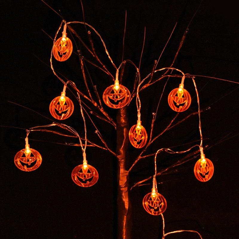 Cadılar Bayramı Halloween Balkabağı Temalı Led Işık 2 Metre