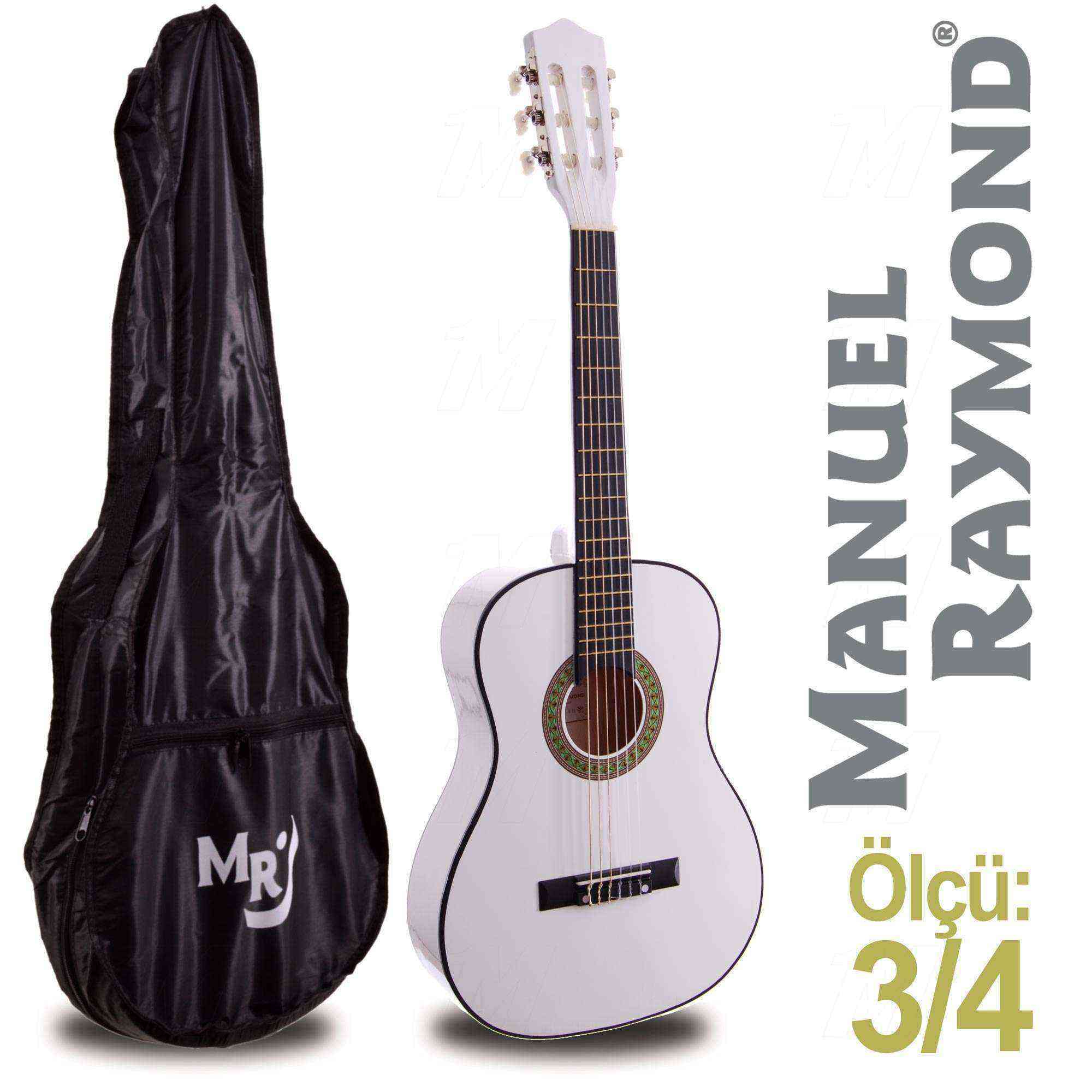 Klasik Gitar Junior Raymond MRC87WH (KILIF HEDİYE)
